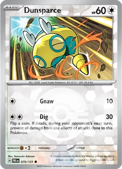 Dunsparce Poke ball Holo 79